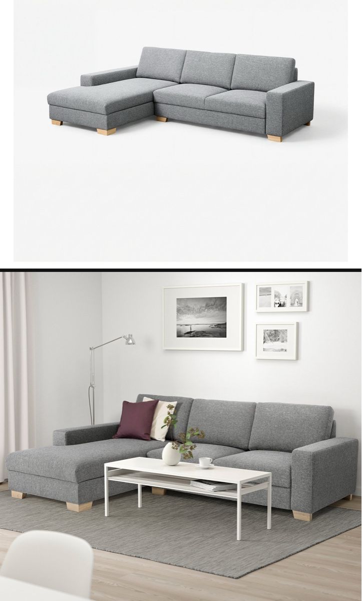 Divani: IKEA SÖRVALLEN Sofa mit Recamiere links + Hocker – Usato da Brüttisellen venduto da naz_5wdh 4