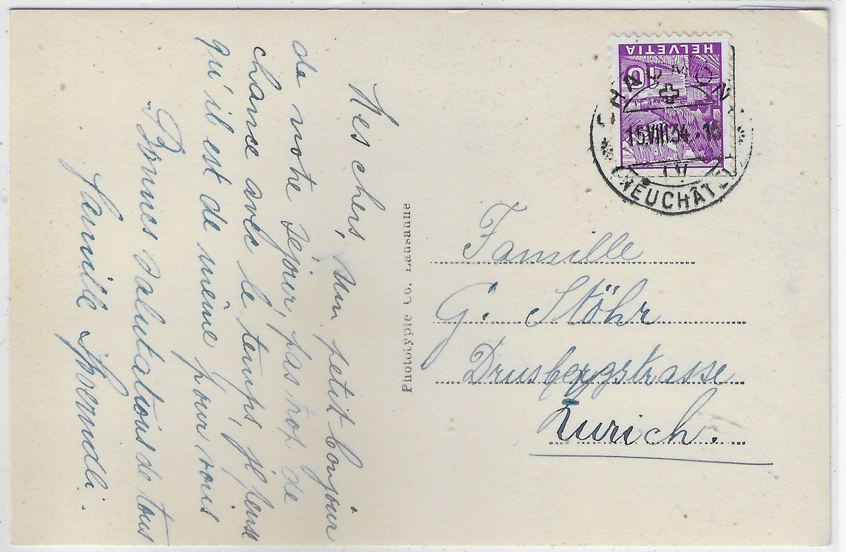 Cartoline postali: Grand Hotel de Chaumont – Usato da Ettingen venduto da Kartenplanet 1