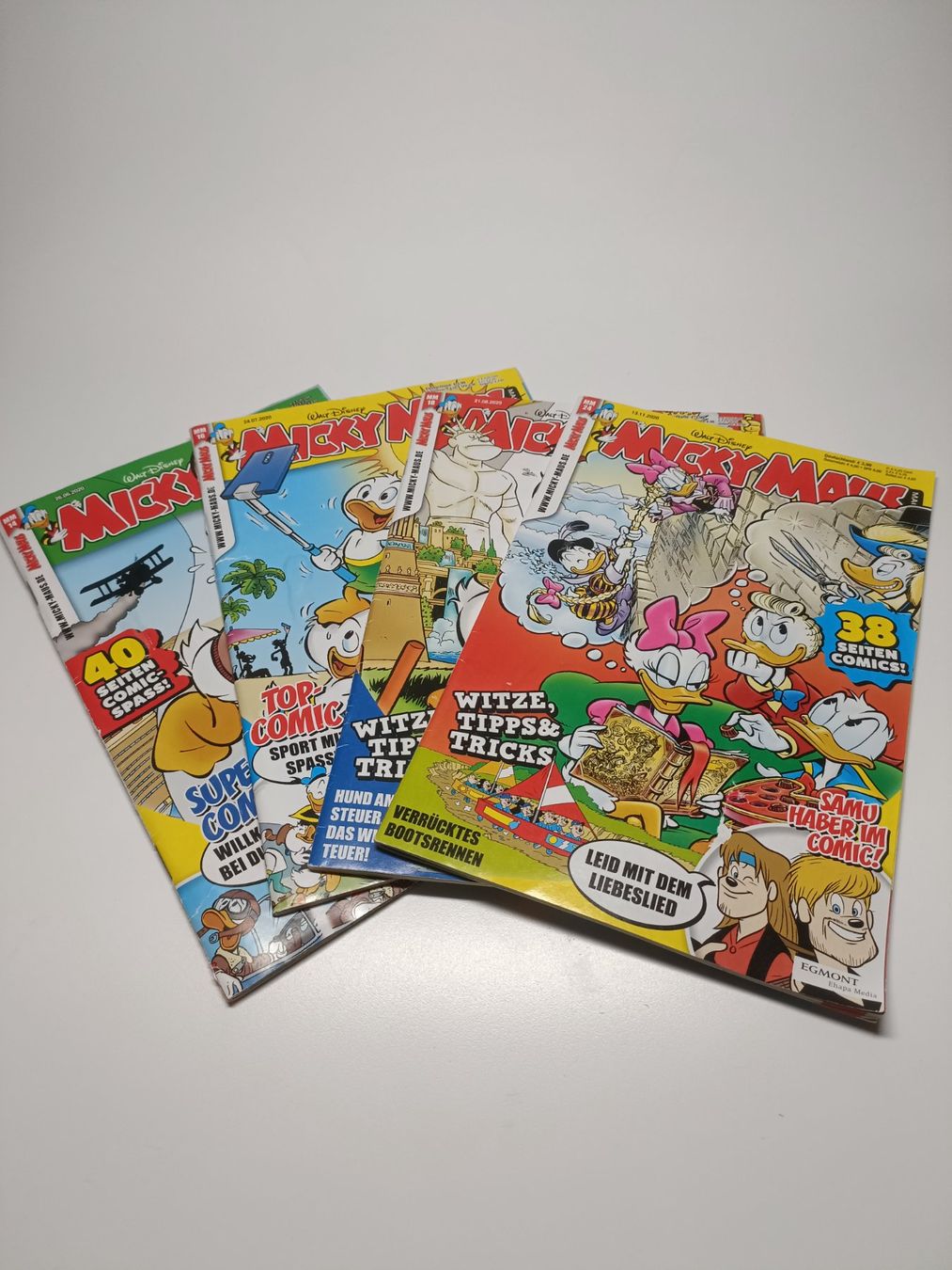 Fumetti: 4x Micky Maus Comics Bundle | Ab 1 Fr. | Ideal für Kinder – Usato da Zihlschlacht venduto da Sir_Lonedrinker