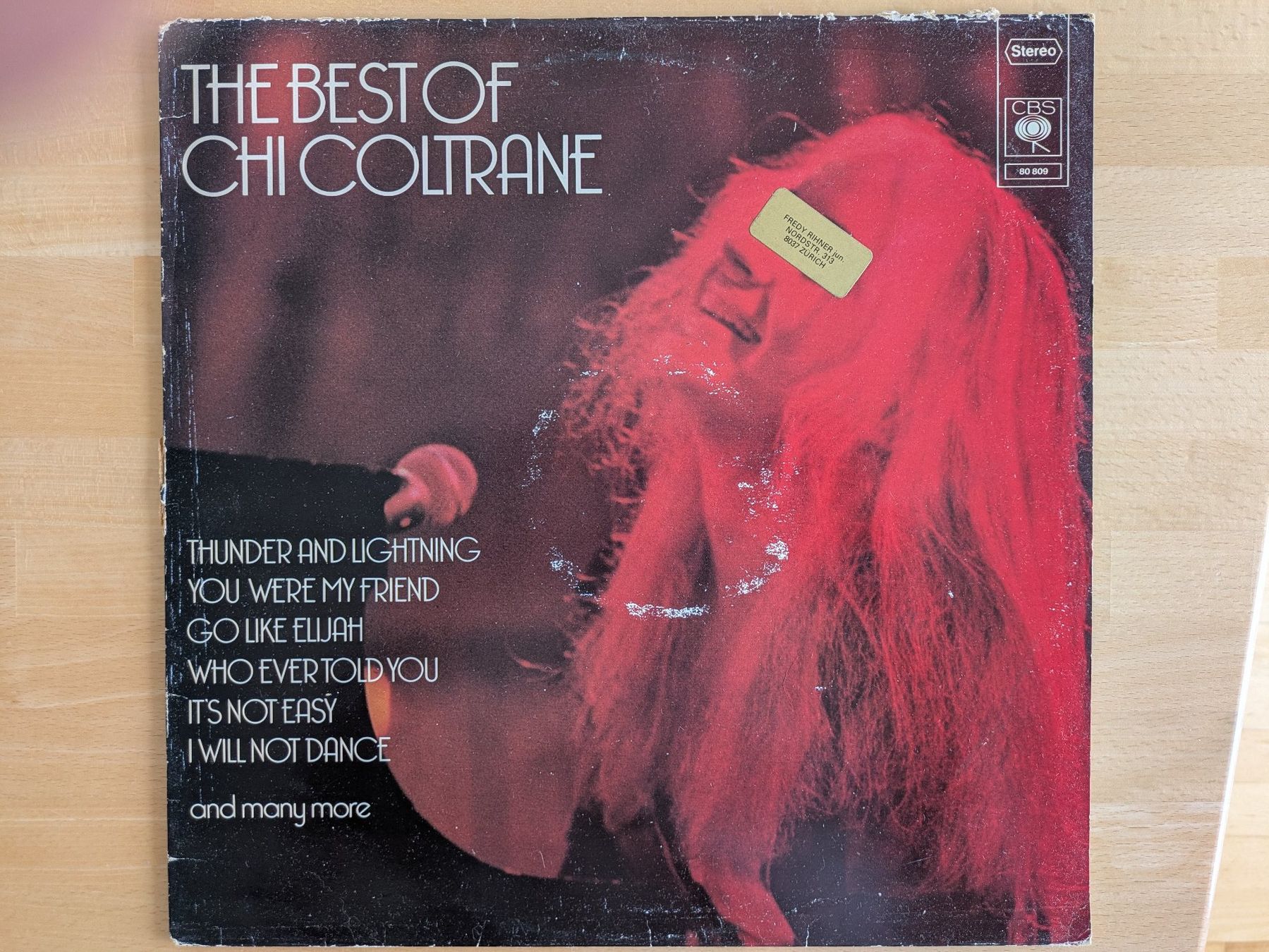 Schallplatten: Chi Colatrane - Best of – Gebraucht aus Thalwil von schornsteinfeger