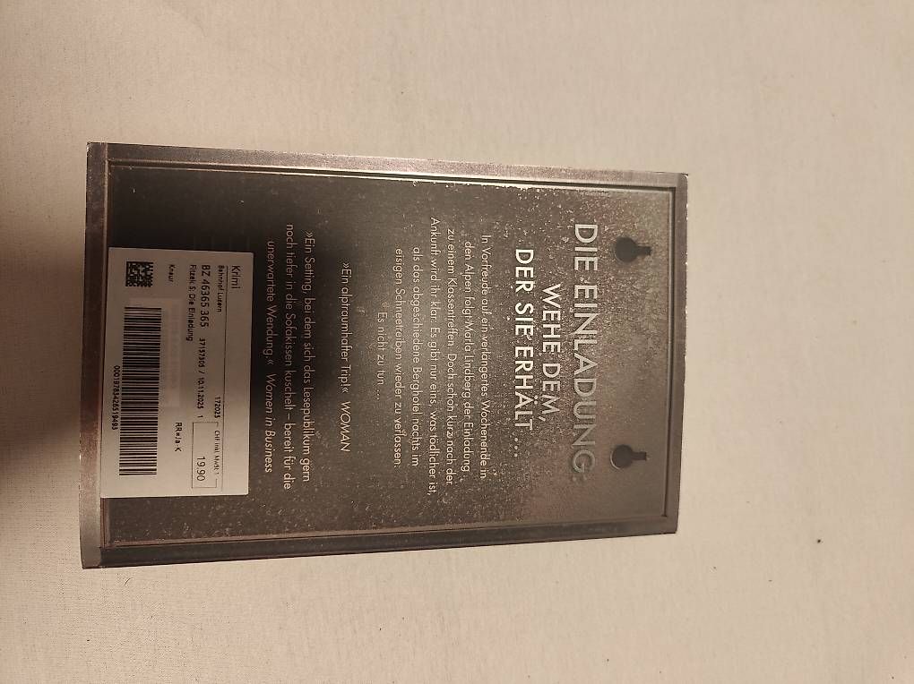 Libri: Sebastian Fitzek / Die Einladung – Usato da Luzern venduto da ser_q2gg