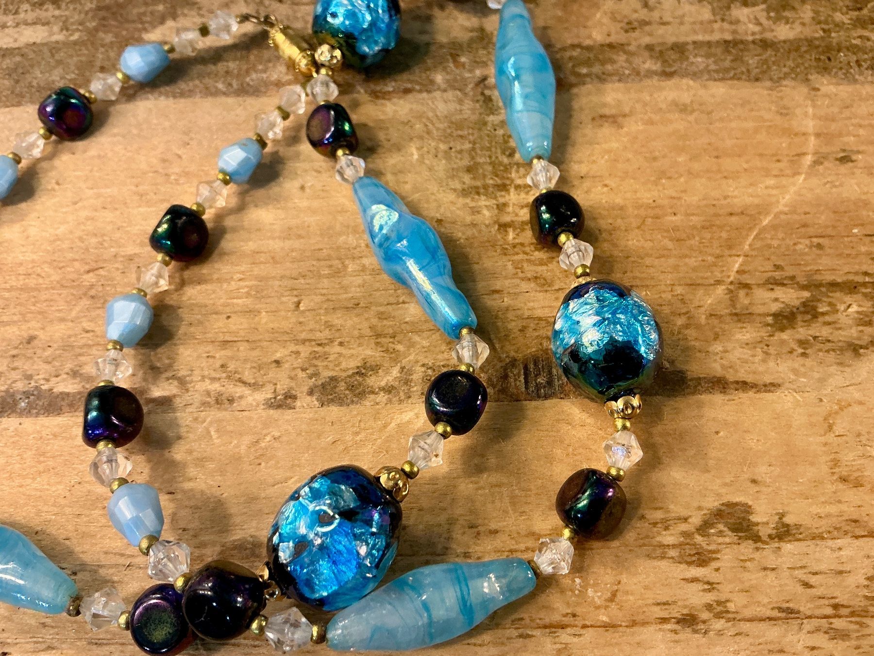 Gablonzer Ketten: ART DECO COLLIER MIT GABLONZER STRASSSTEINE UM 1930, TOP – Gebraucht aus Biglen von Limarkt 6