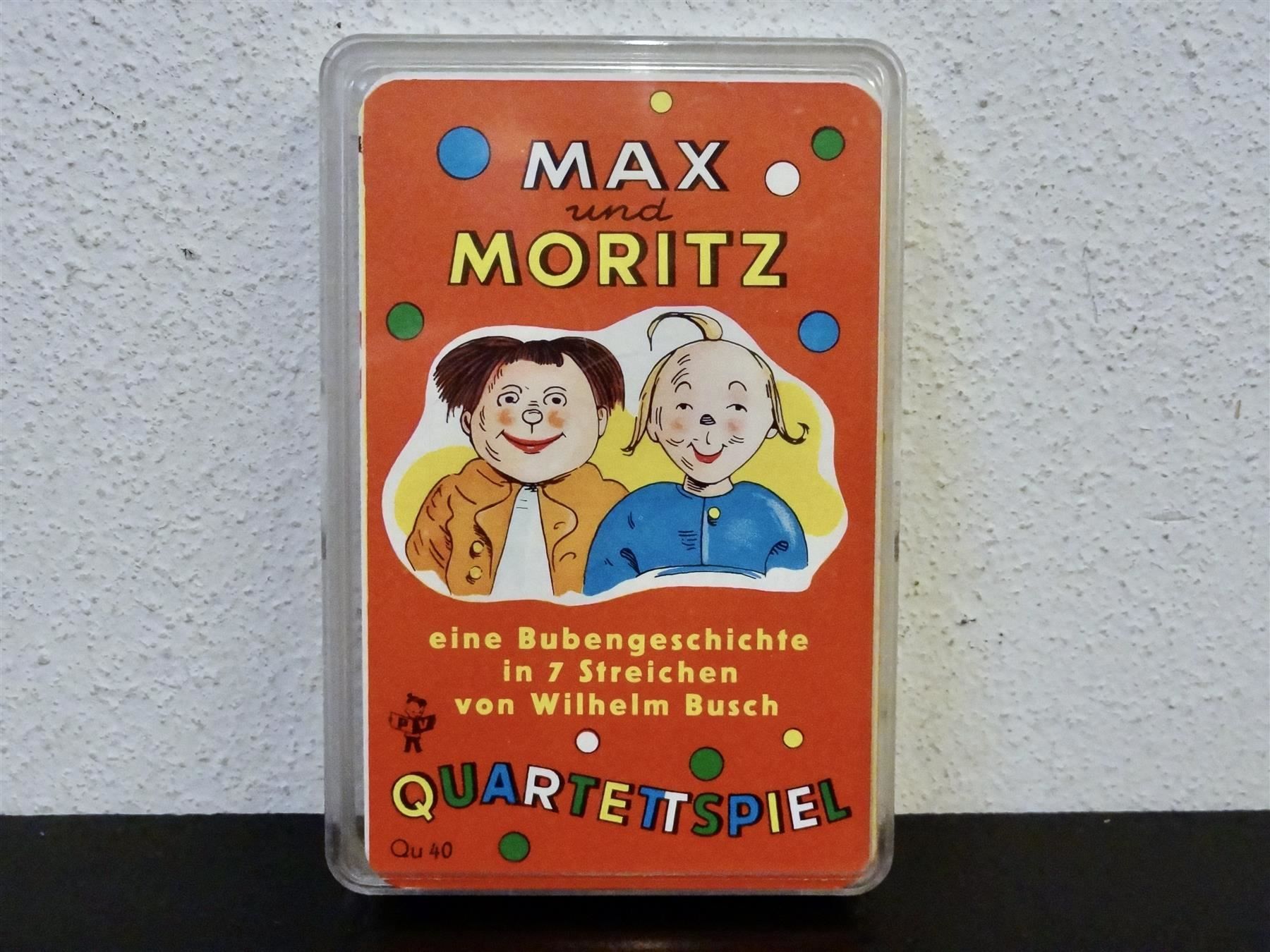 Giochi: schönes altes Quartett MAX UND MORITZ – Usato da Kerzers venduto da wisaundso