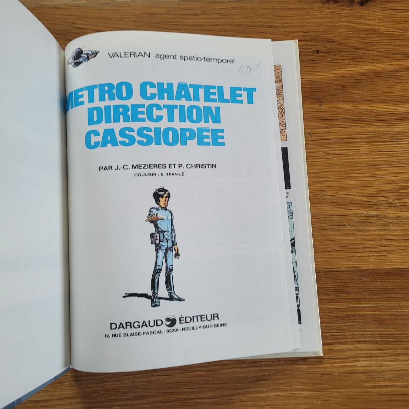 Comics: BD EO Cotée Valérian Agent 9. Metro Châtelet Direction Cassi – Gebraucht aus Biel/Bienne von Destockweb 1