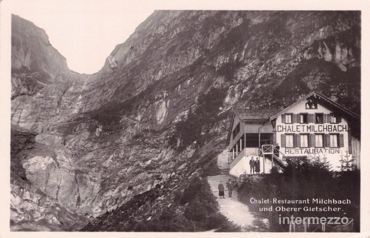Cartoline postali: Grindelwald BE // ca. 1910 Chalet Restaurant Milchbach – Usato da Basel venduto da intermezzo12