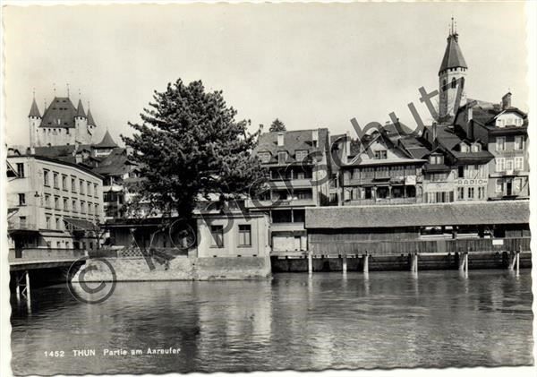 Cartes postales: THUN Partie am Aareufer – D'occasion à Jona par philajona