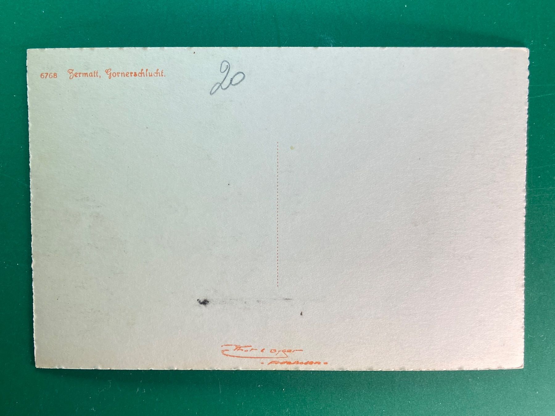 Cartoline postali: Zermatt, Gornerschlucht – Usato da Steg VS venduto da _vinci_ 1