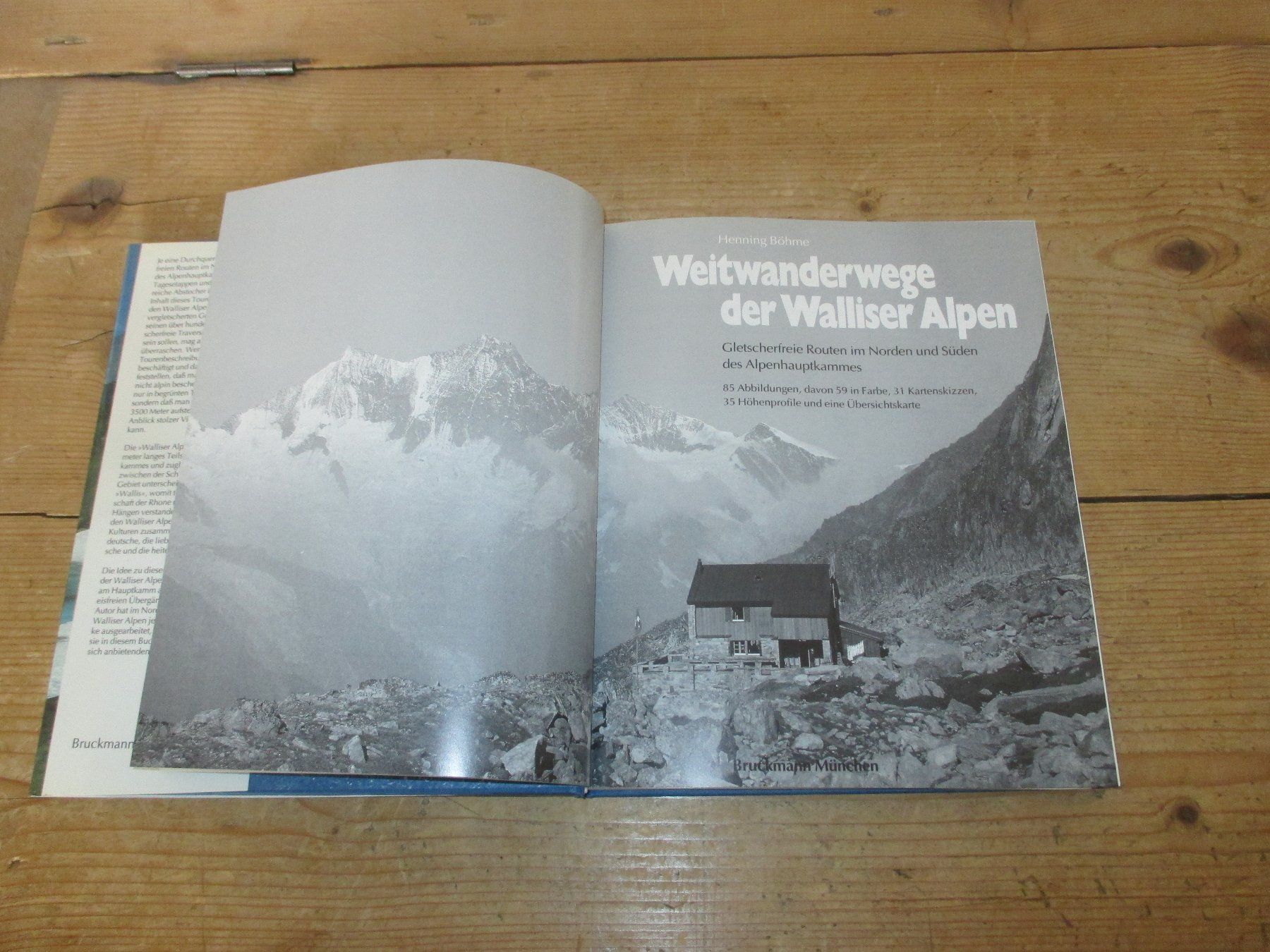 Livres: Weitwanderwege der Walliser Alpen – D'occasion à Flims - Dorf par Stagediver 2