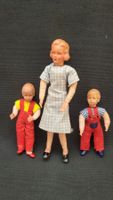 Biegepüppchen Puppenfamilie für die Puppenstube
