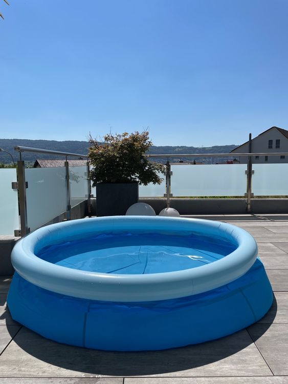 Bestway Pool Fast Set rund 183cm inkl. Abdeckung 244cm (Gebraucht) in ...