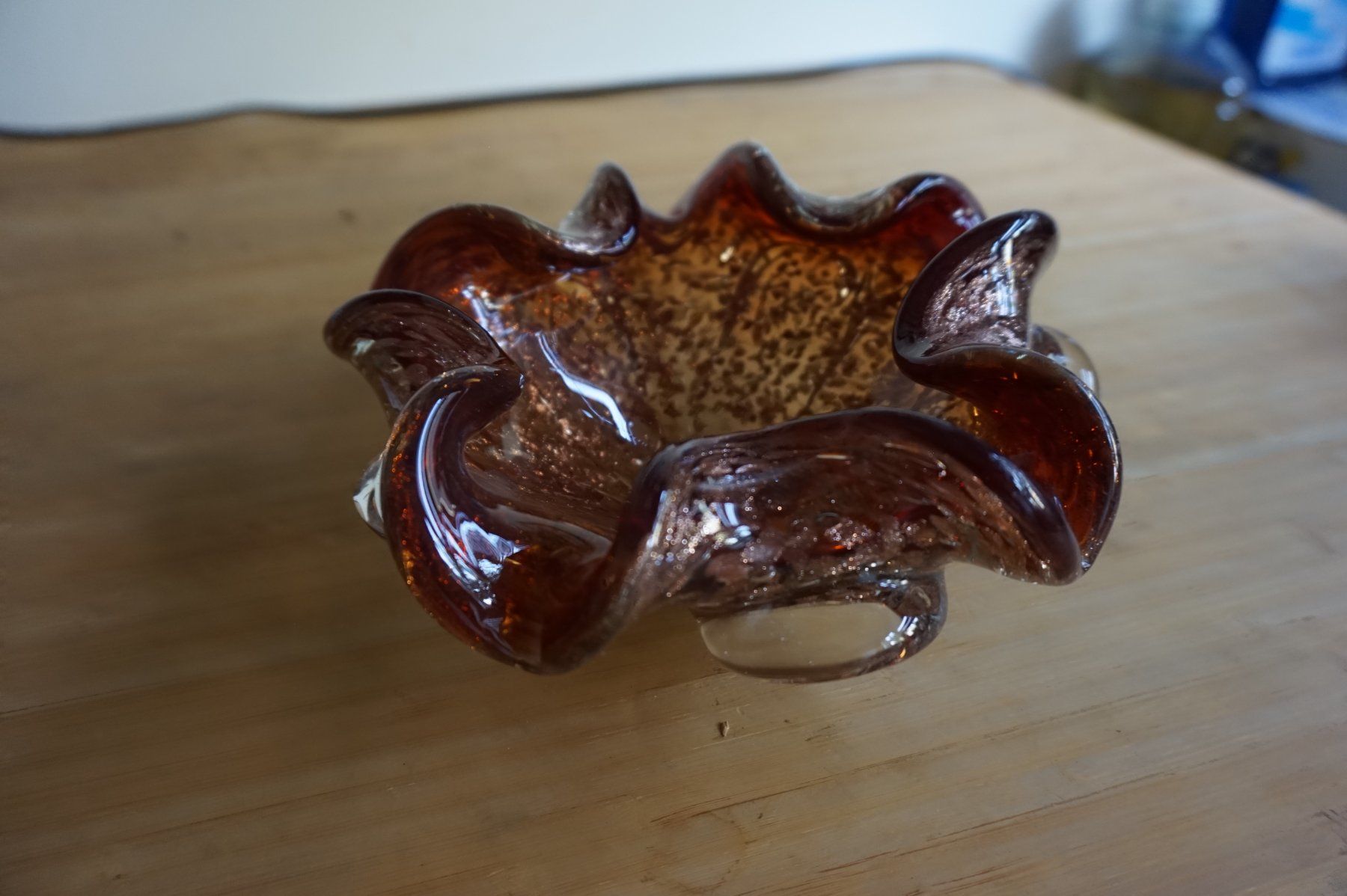 Murano Portacenere: CENDRIER EN VERRE DE MURANO – PIÈCE DÉCORATIVE – Usato da Genève venduto da Obizzo
