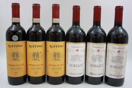3x Ruffino Chianti Classico & 3x Venegazzù (26100260Z)