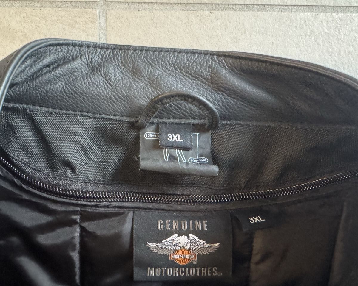 Harley-Davidson Giacche: Blouson Harley-Davidson en cuir véritable - Taille 3XL – Usato da Cormoret venduto da Jackb6 3