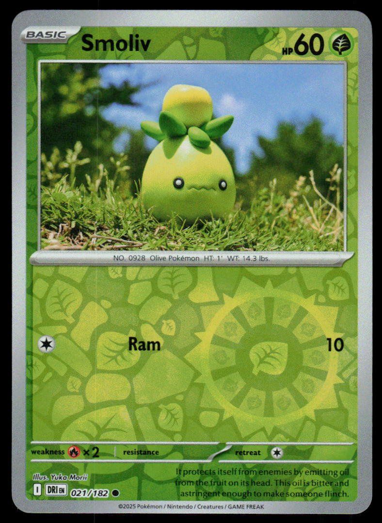 Pokémon Carte collezionabili: Pokemon Smoliv 021/182 – Usato da Herisau venduto da Pokemon2025