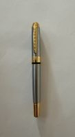 Füllfederhalter Silber/Gold mit 18K Goldfeder neu