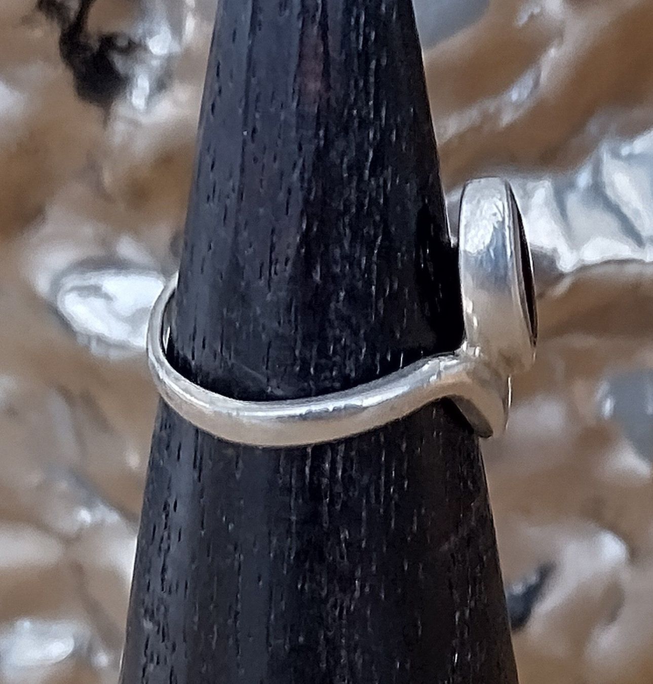 Ringe: SILBER RING 925 MIT ONYX – Gebraucht aus Romanshorn von BoutiqueA 4