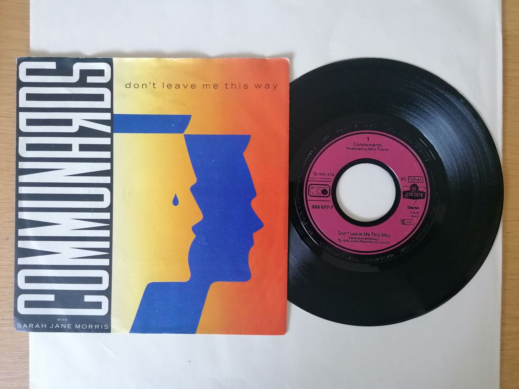 Dischi in vinile: Communarss - Don't Leave Me This Way - – Usato da Beinwil am See venduto da Funkthesizer