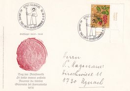 Tag der Briefmarke 1976 Glarus 4.-5.12.1976