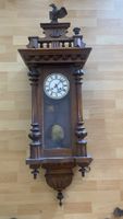 Antike Holz Pendel Wanduhr Astor  unrestaurier