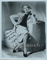 Virginia Vale (1920-2006) Schauspielerin - Autogramm