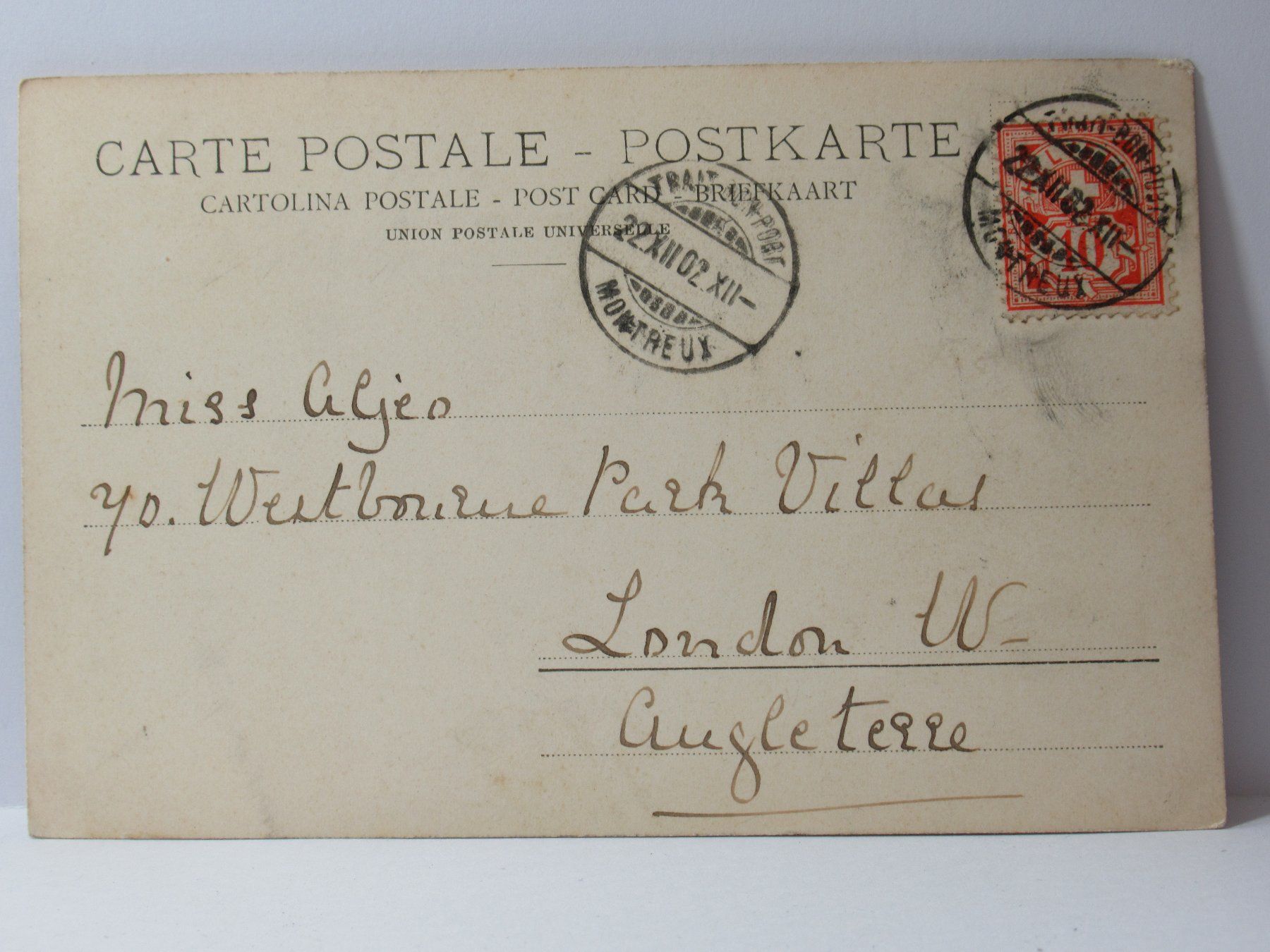 Cartoline postali: Château de Chillon 1902 – Usato da Grenchen venduto da Bluemchen1900 1