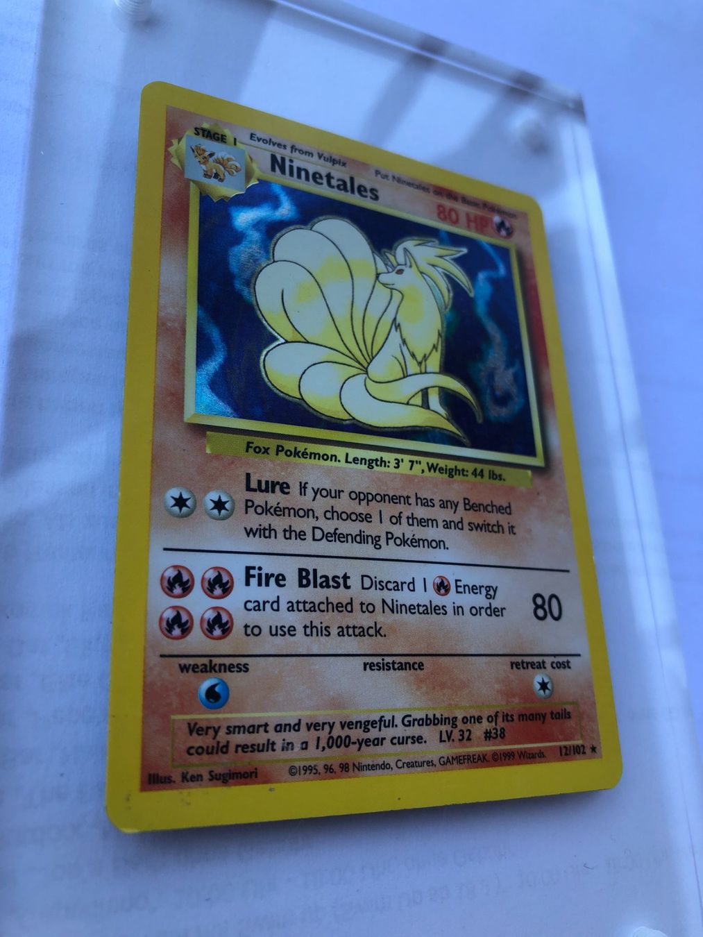 Sammelbilder & Trading cards: Ninetales Holo Base set - PL - ab 1.- – Gebraucht aus Giubiasco von dan_pr8b 1