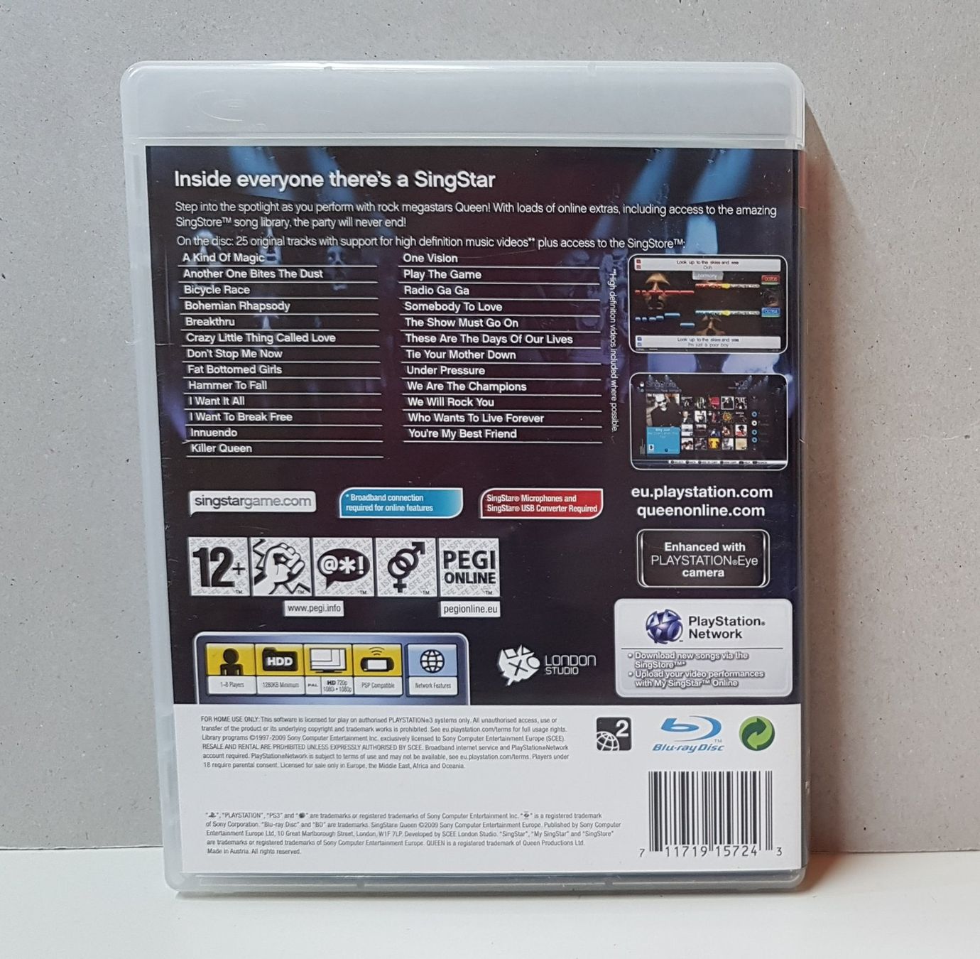 Sony Spiele: 😎  Singstar Queen  PS3 – Gebraucht aus Schüpfheim von Games_Spielkonsolen 2