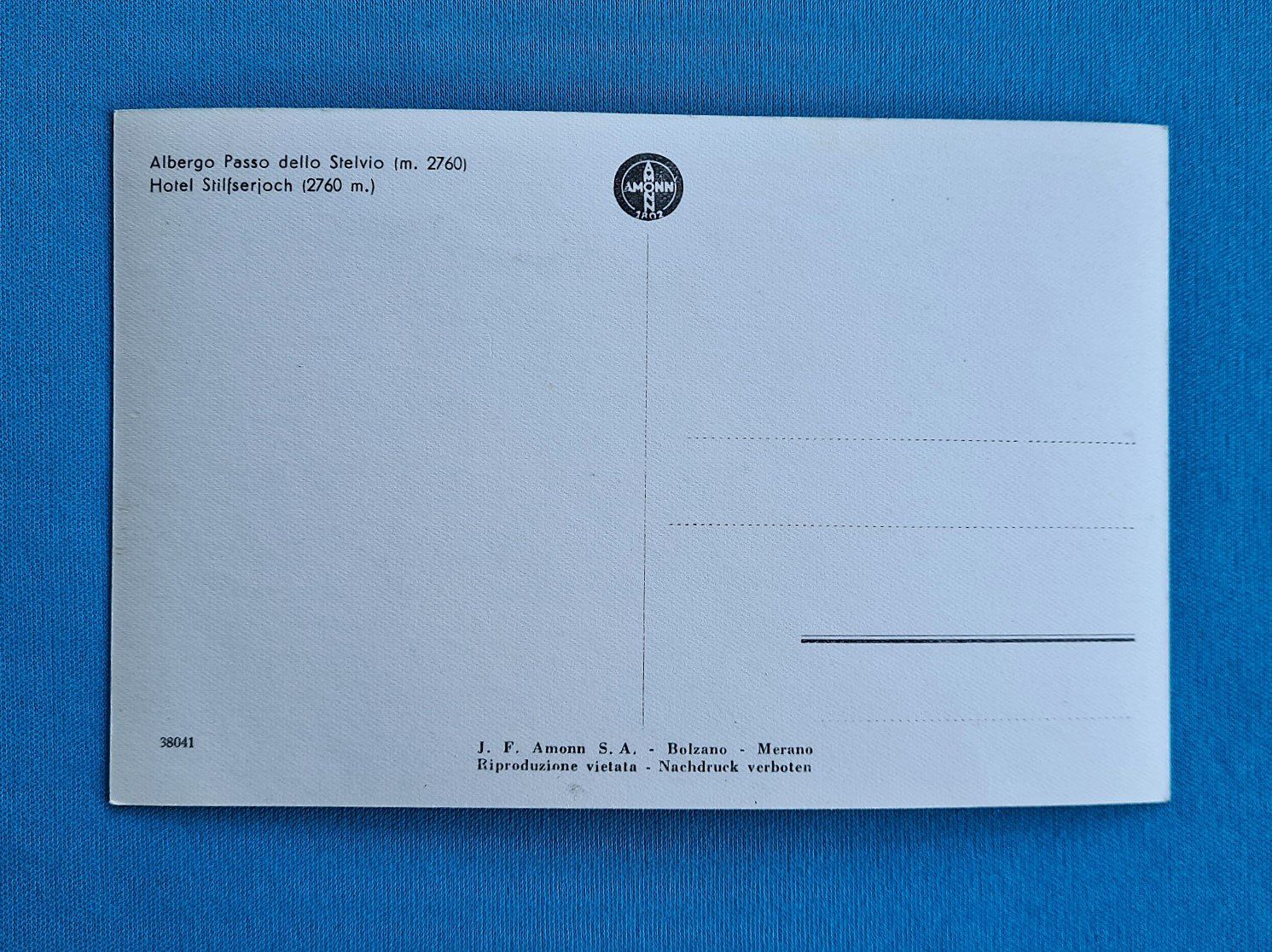 Cartes postales: Ansichtskarte Passo dello Stelvio – Neuf (Voir description) à Saland par V-Tour 1