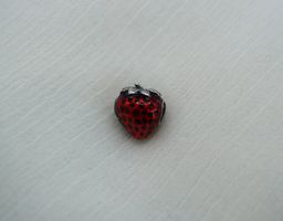 Charm zu Pandora "Erdbeere" Silber 925