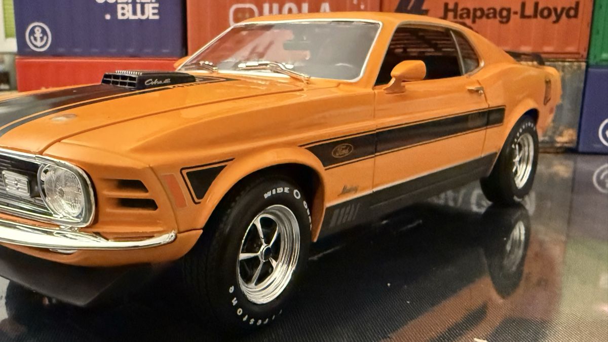 Ford Modellini d'auto: Ford Mustang Mach 1 Orange 1:18 – Usato da Basel venduto da Zomeg 5
