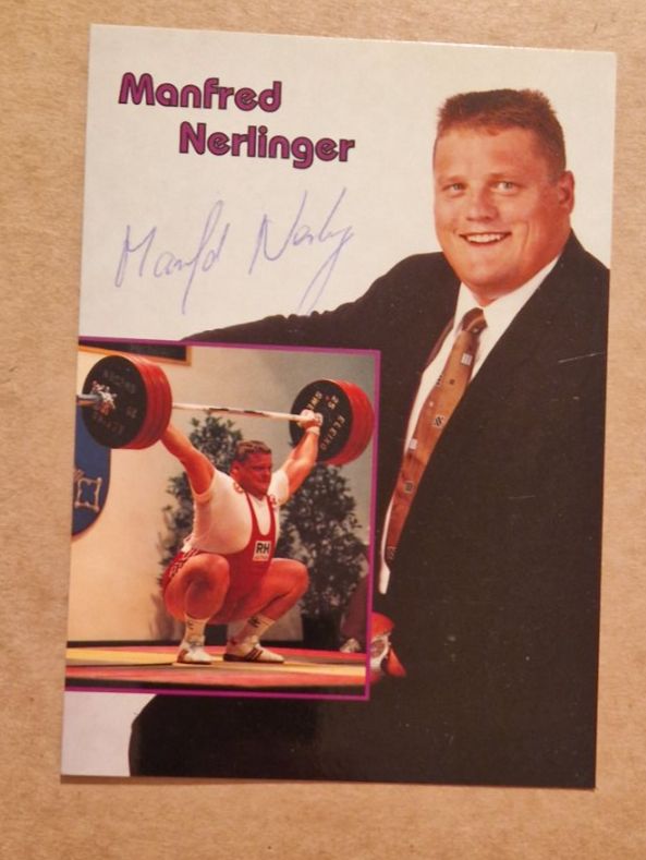 Autografi: Manfred Nerlinger -  handsigniert - Weltmeister (Spez.Aktion – Usato da Menziken venduto da Autogramme