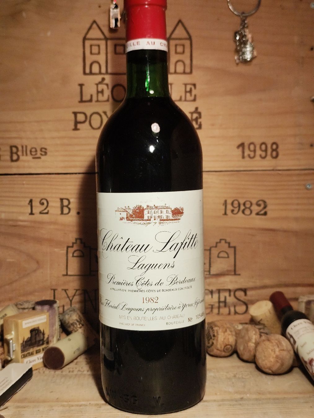 Vino: 1982 Château lafitte laguens – Nuovo e nell'imballaggio originale da Büsserach venduto da Vintage-vins 6
