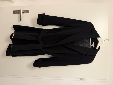 Schwarzer Mantel, Übergangsmantel, Grösse 38/40,Top Zustand!