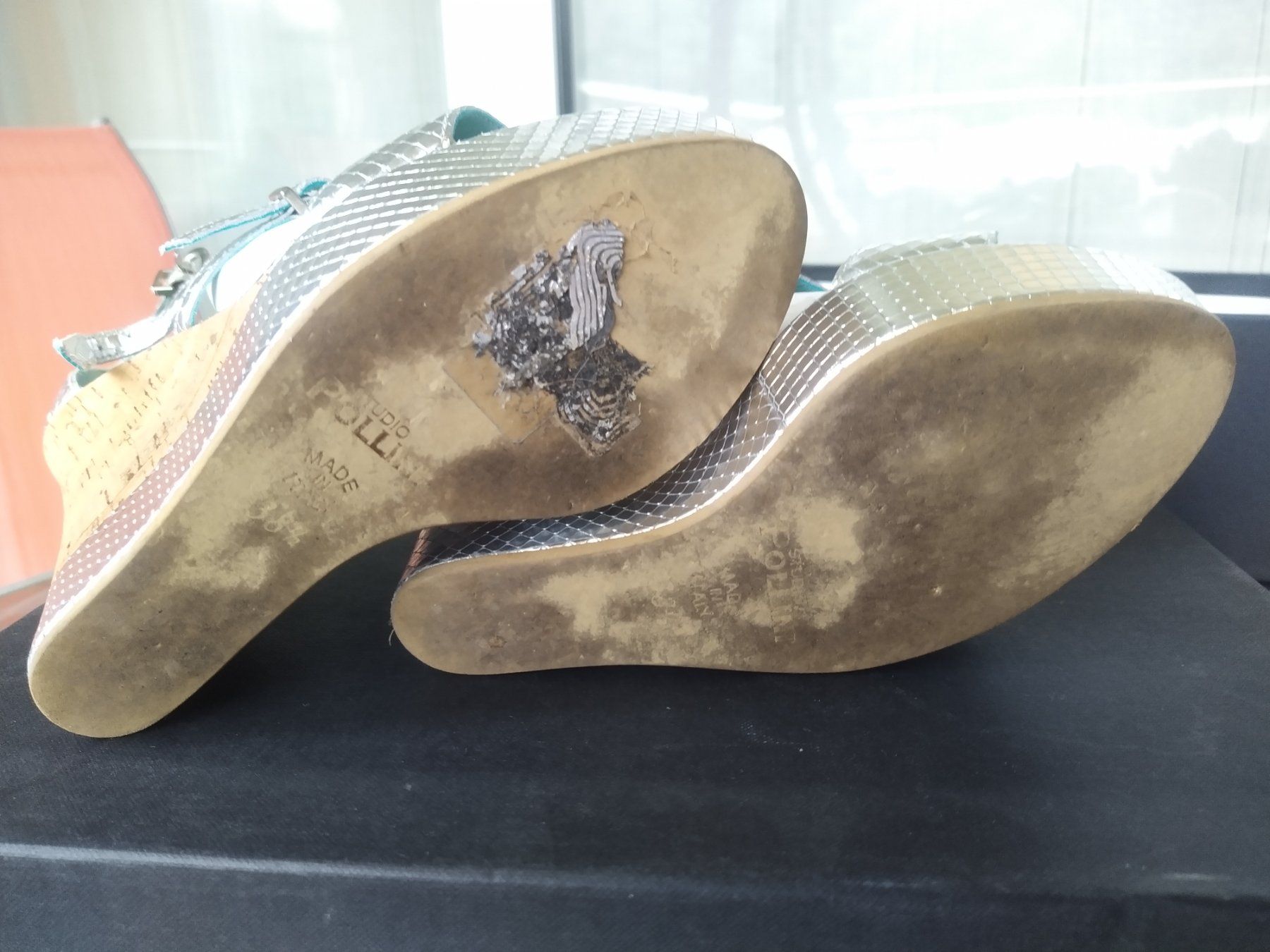 Damenschuhe: Pumps Studio Pollini silver 38,5 – Gebraucht aus Figino von Palotta 7