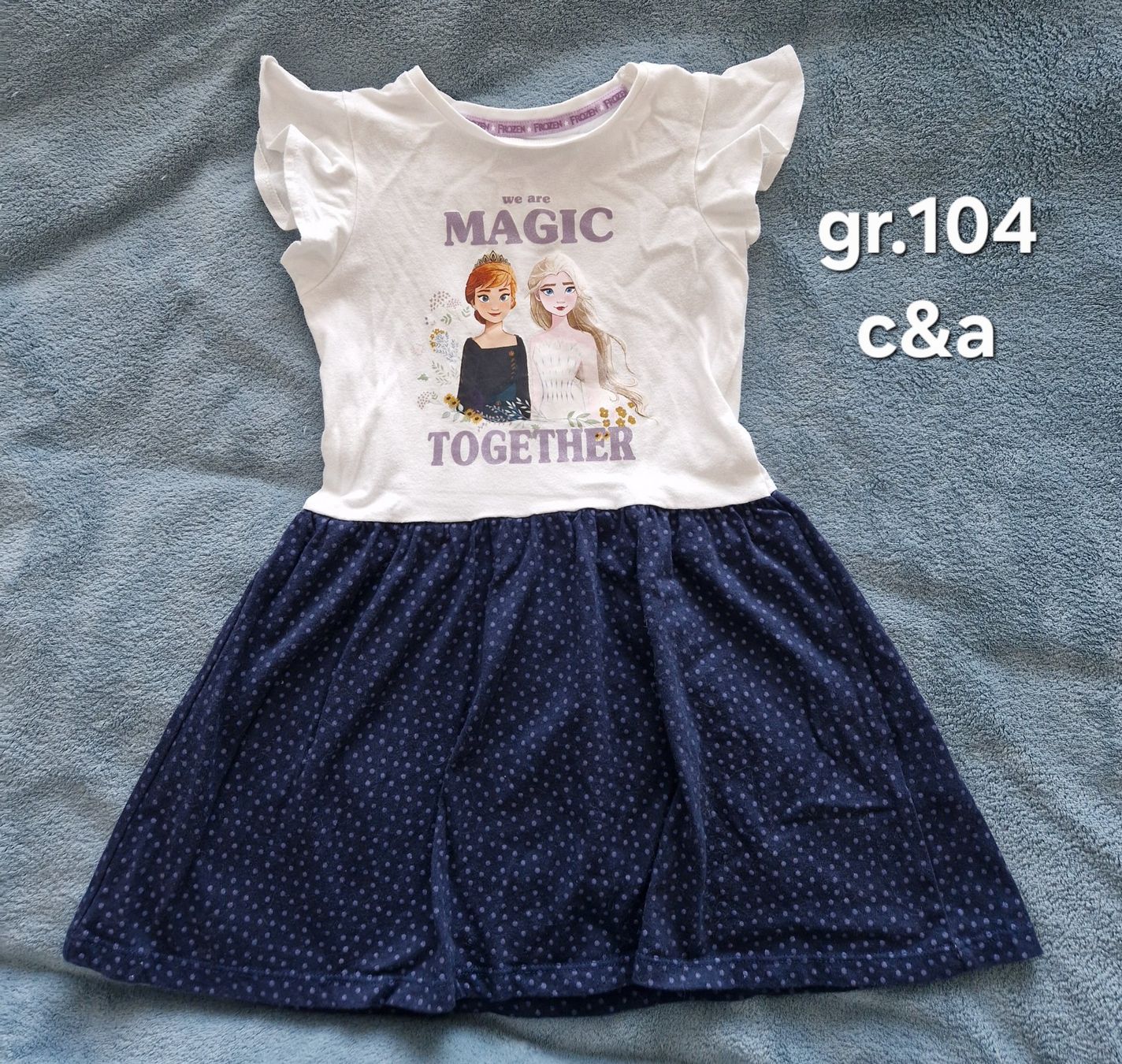 C&A Vestiti & Gonne: Kleid grösse 104 Eiskönigin – Usato da Heimberg venduto da Eleanor20