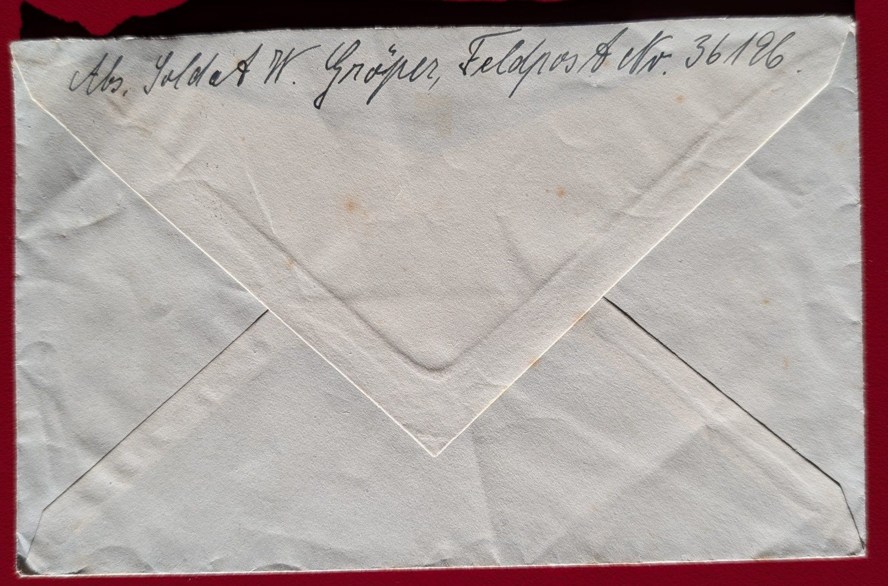 Tutti i francobolli: DEUTSCHES REICH FELDPOST UMSCHLAG 1940 – Usato da Düdingen venduto da Quartierstrasse 1