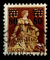 1915 Abart Nr. 135.Pf - offene "8" - gestempelt, mit Attest