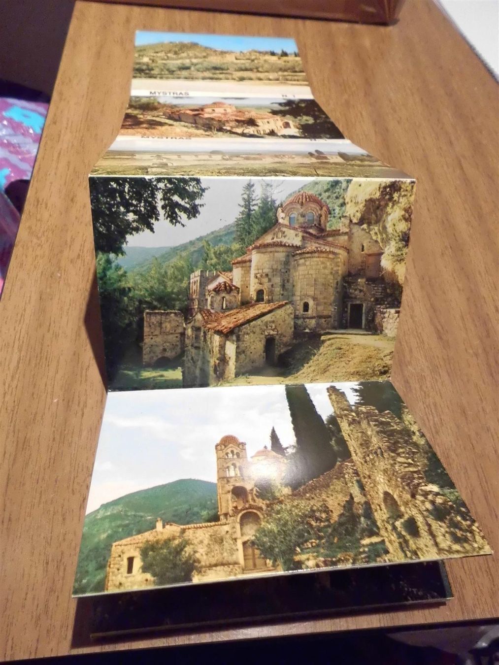 Cartoline postali: Kartenbüchlein Mystras N. 1, Griechenland – Usato da Zürich venduto da Motzkuh 1