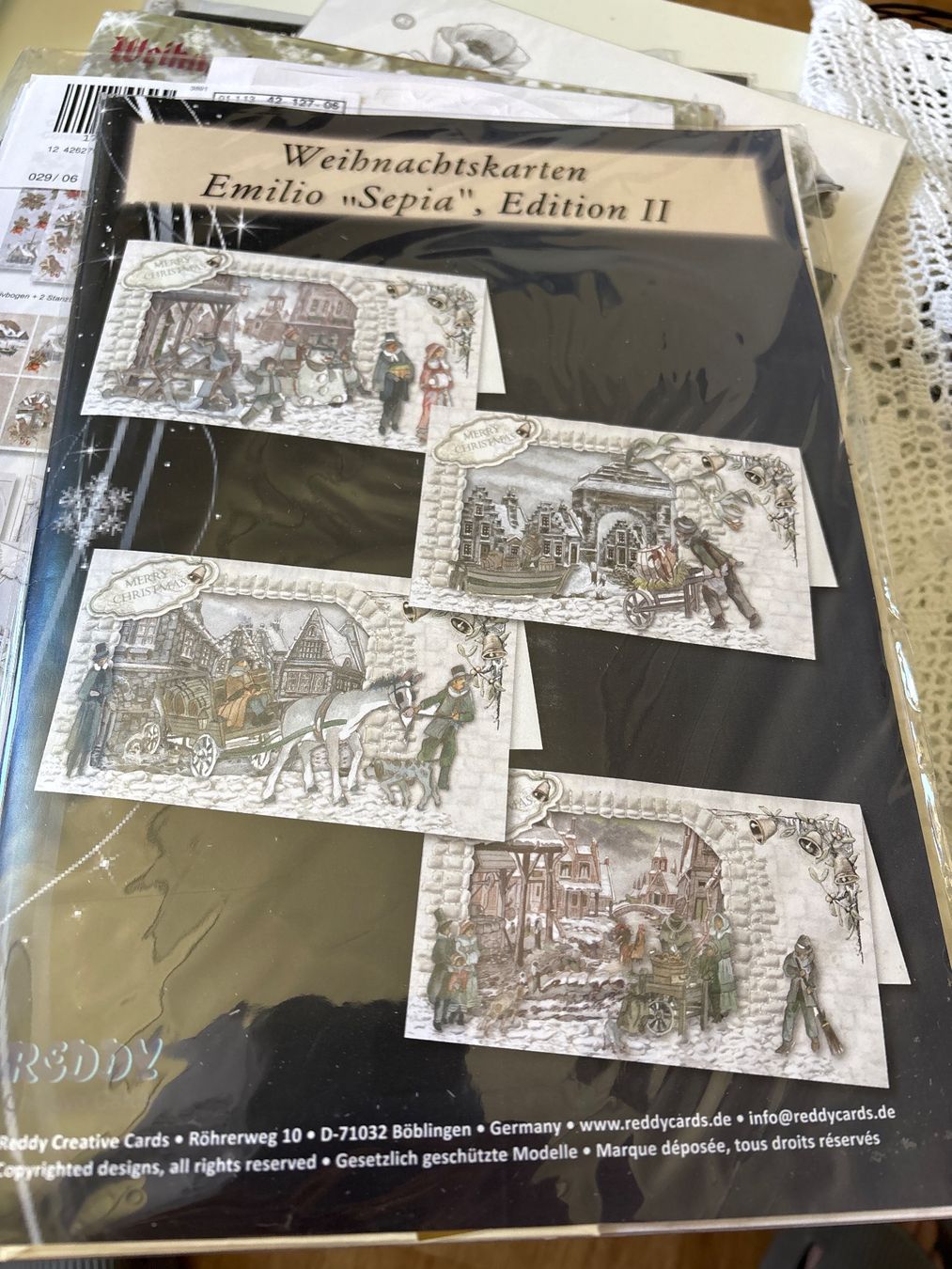 Kit bricolage: 20x 3D-Karten zum basteln – Nuovo e nell'imballaggio originale da Amriswil venduto da SCHLOSSGEISTLI 2
