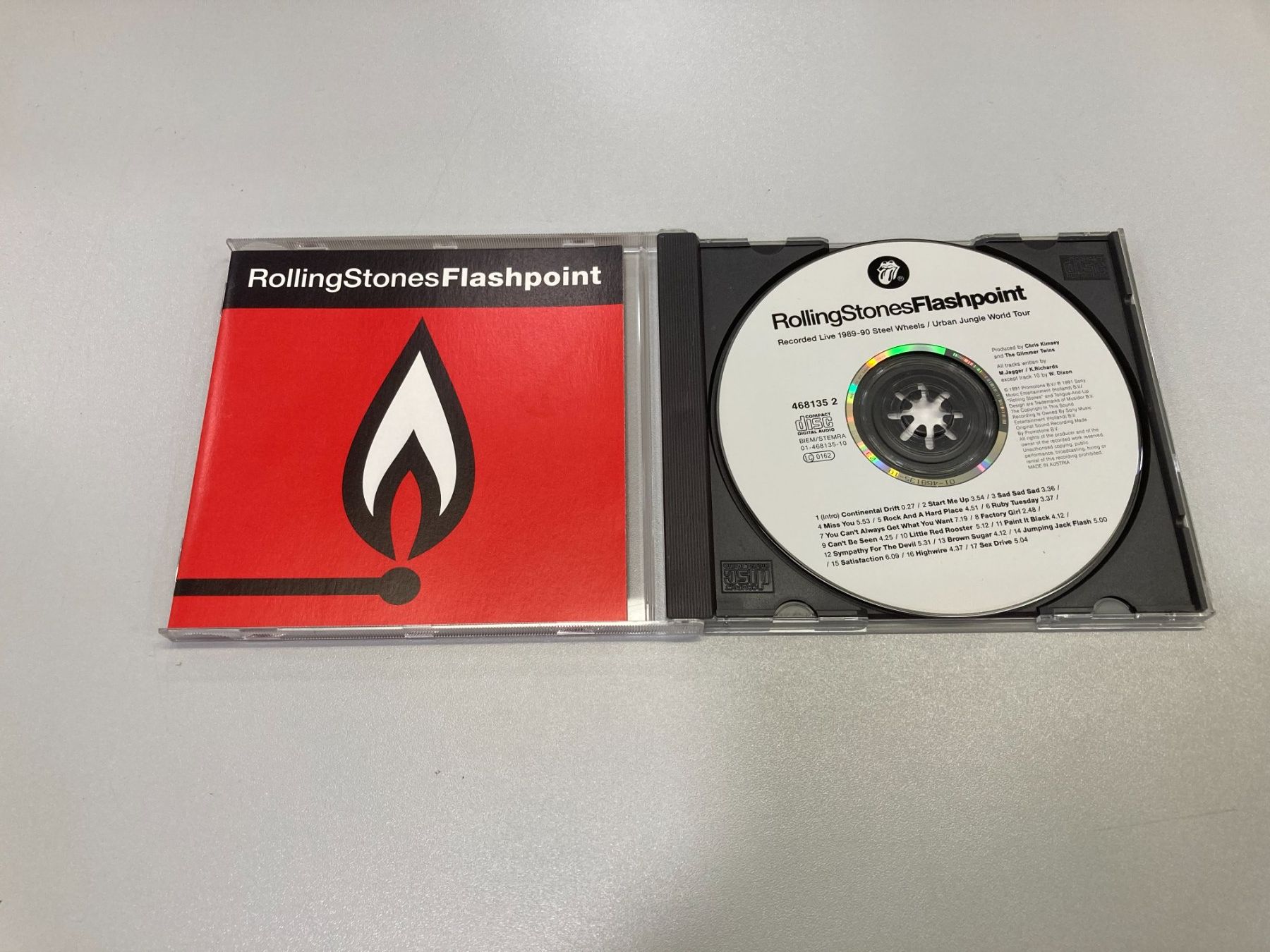 CD: Rolling Stones Flashpoint CD Live – Usato da Wiedlisbach venduto da Andrisa