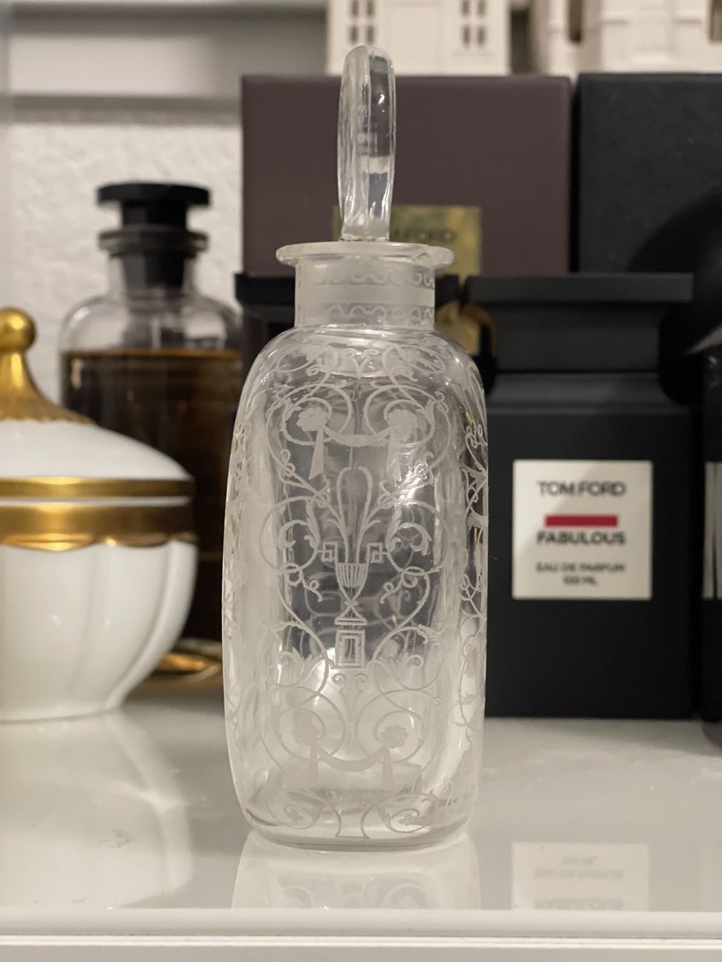 Baccarat Flaconi: BACCARAT wunderschöne Flasche – Usato da Winkel venduto da KaschmirArt 4