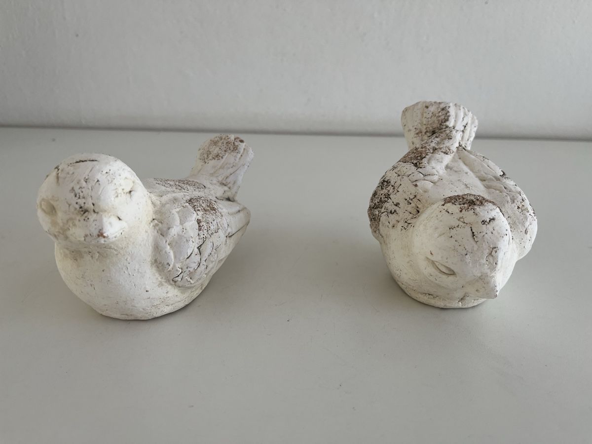 Figuren: 2 Vögel / Terracotta / Shabby Chic – Gebraucht aus Wetzikon ZH von seli03 5