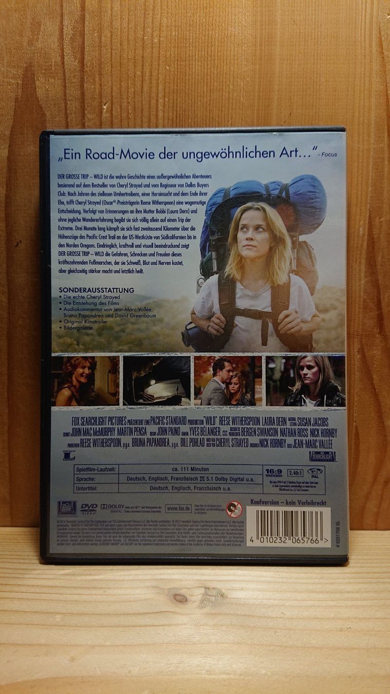 Tutti i DVDs: DER GROSSE TRIP - WILD DVD mit Reese Witherspoon – Usato da Wilderswil venduto da Exebub 1