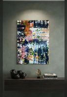 Gemälde Abstrakte Kunst handmade 50×70