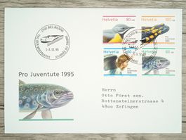 TR07 Enveloppe + Timbre Suisse 1995