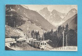 Chateau d'Oex - Chemin de Fer MOB - Montreux-Oberland - 1910