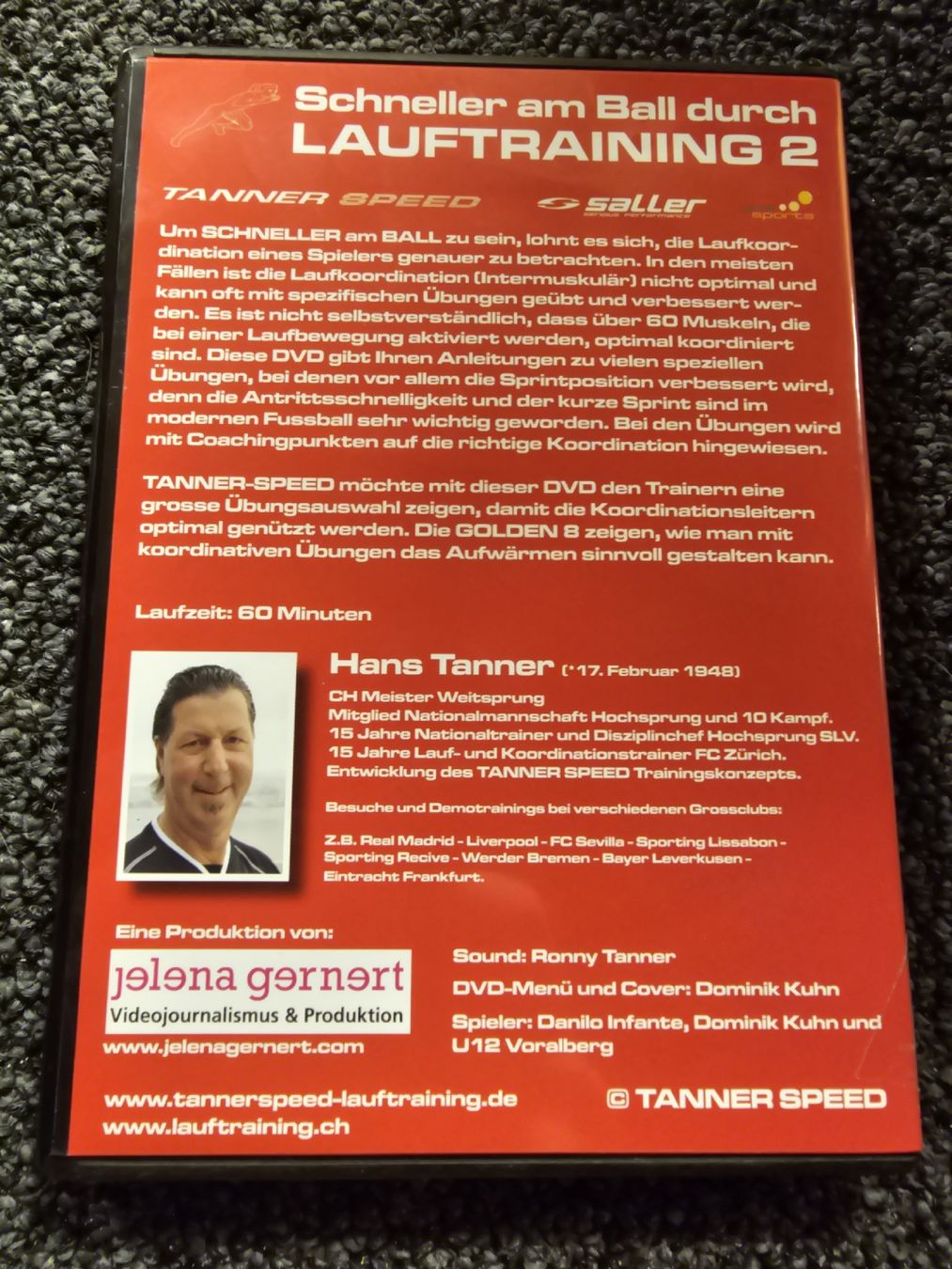 Tutti i DVDs: Lauftraining DVD Tanner Speed (18904) – Usato da Ruswil venduto da jan_bxl5 1