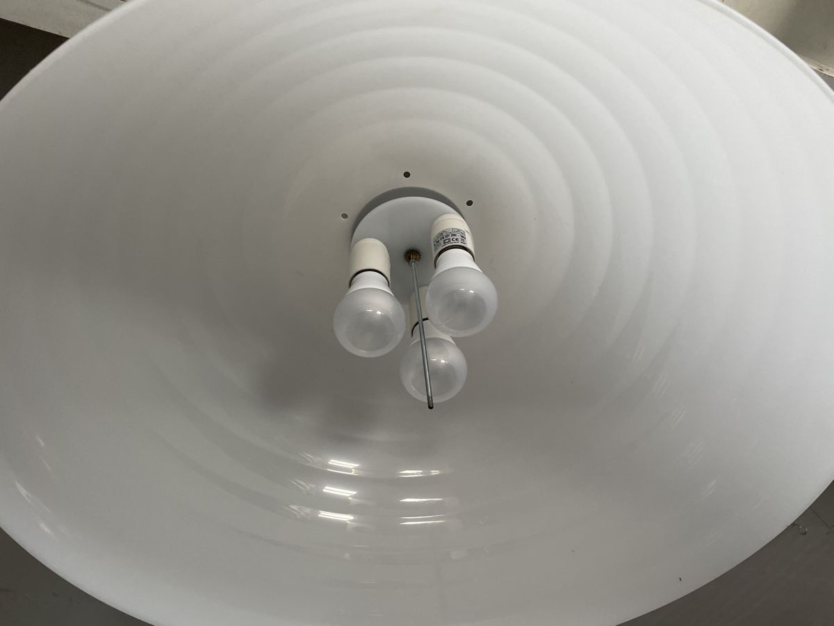 Lampade: Hängeleuchte weiss, Designlampe, 58cm – Usato da Hauptwil venduto da c-pro 6