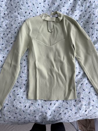 Zara Pulli Oberteil, grün, Grösse M, neuwertig