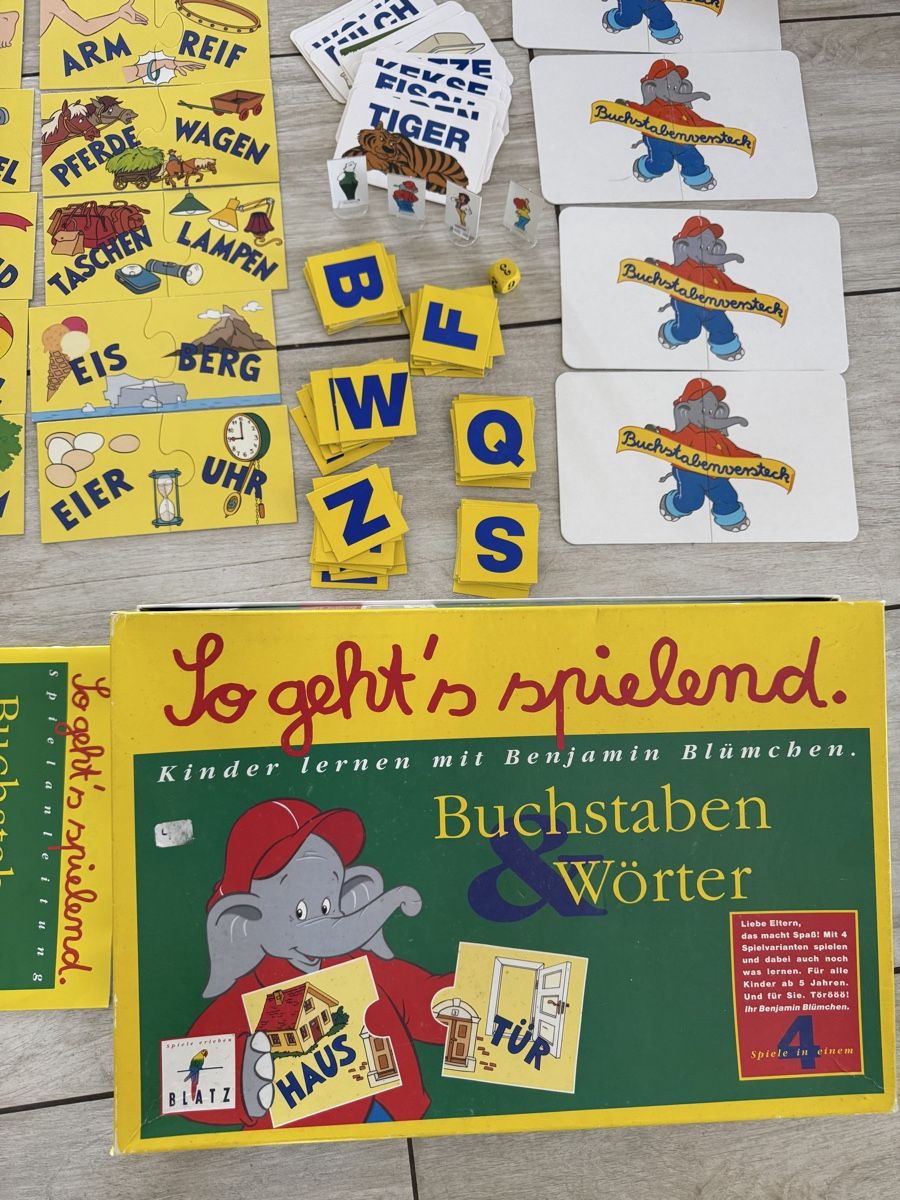 Giochi: Benjamin Blümchen Spiel Buchstaben Wörter,  – Usato da Dittingen venduto da Estrella46 2